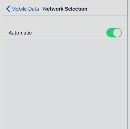 network selection