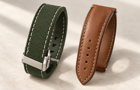leather vs rubber straps
